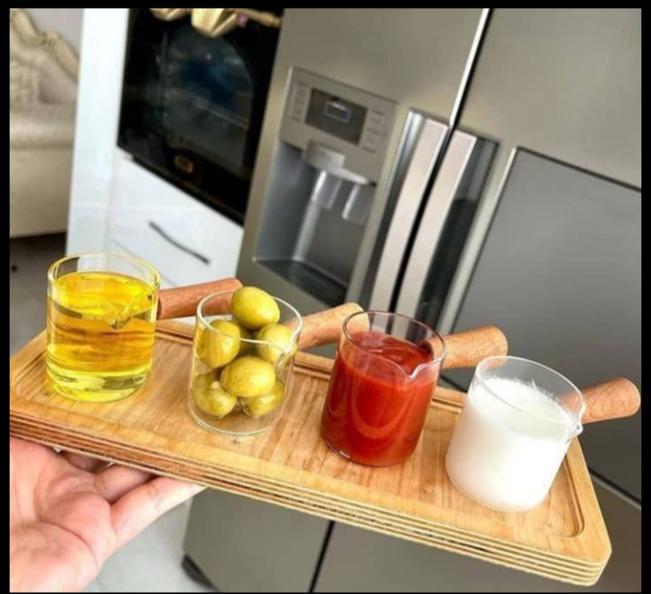 سس خوری پیرکس دسته چوبی